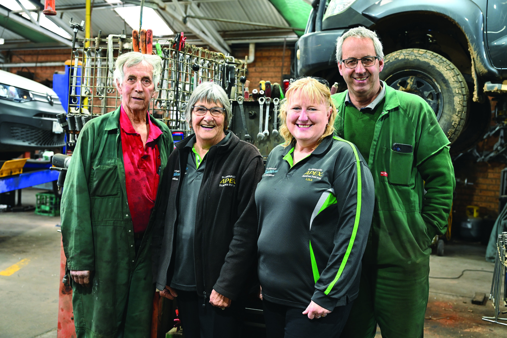 Alan, Heather, Lisa and Mark Esmore.