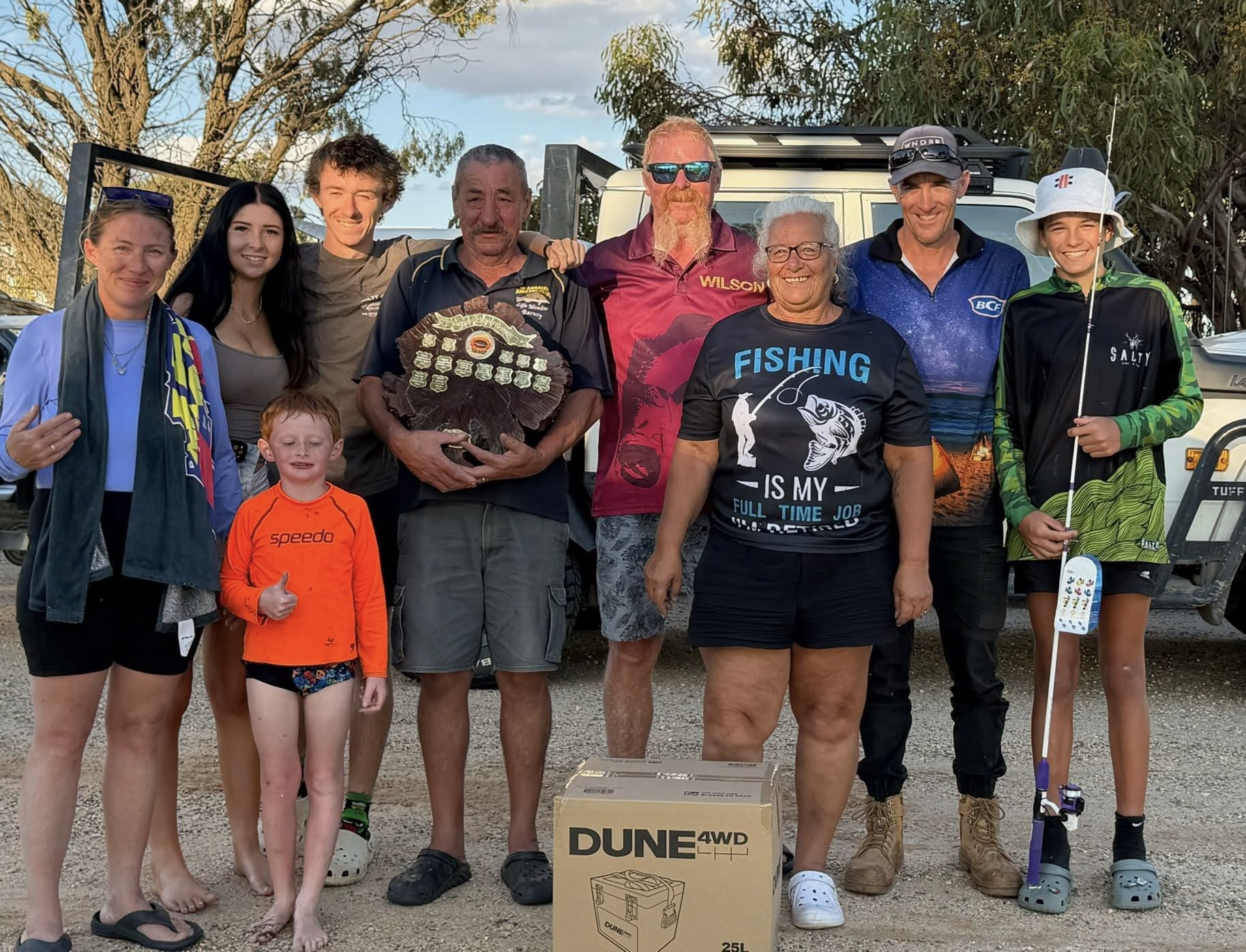 St Arnaud Anglers with the Mid Northern Shield.