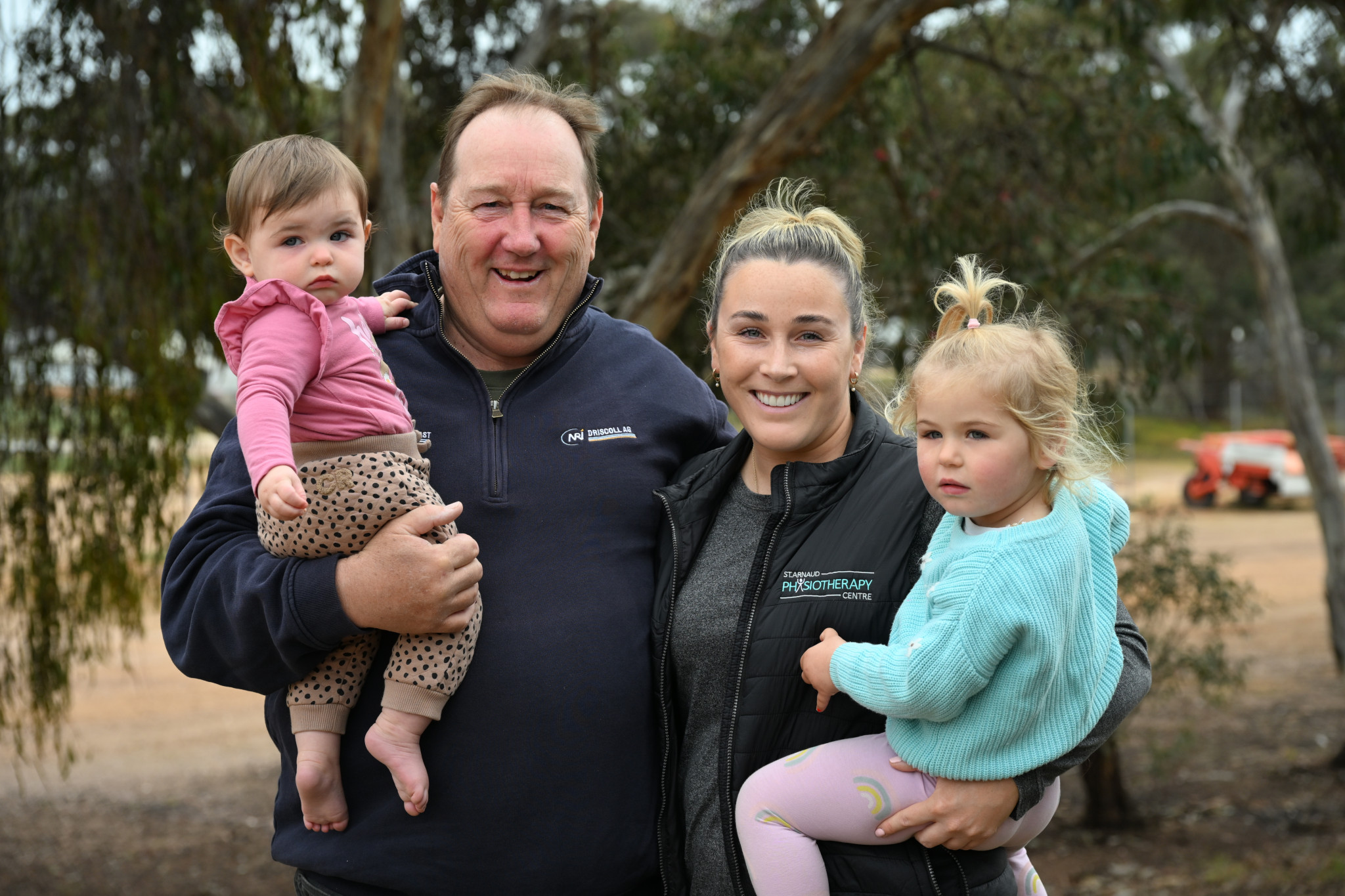 Isla Penfold, Brett and Chloe Douglas and Poppy Penfold. NCN PHOTO