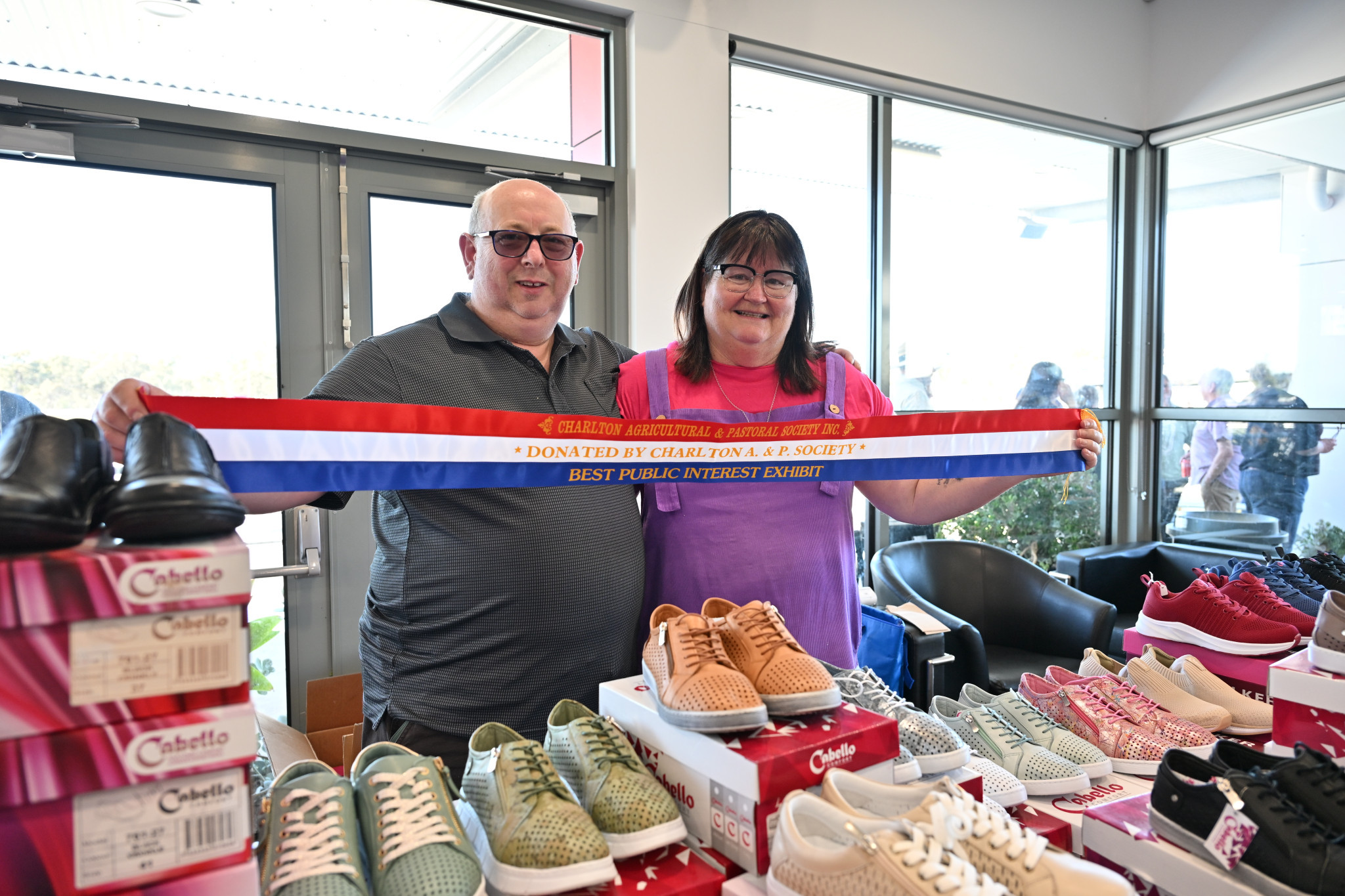 Charlie and Carol Woodman from Carlie Clothing & Accessories in Inglewood. NCN PHOTOS