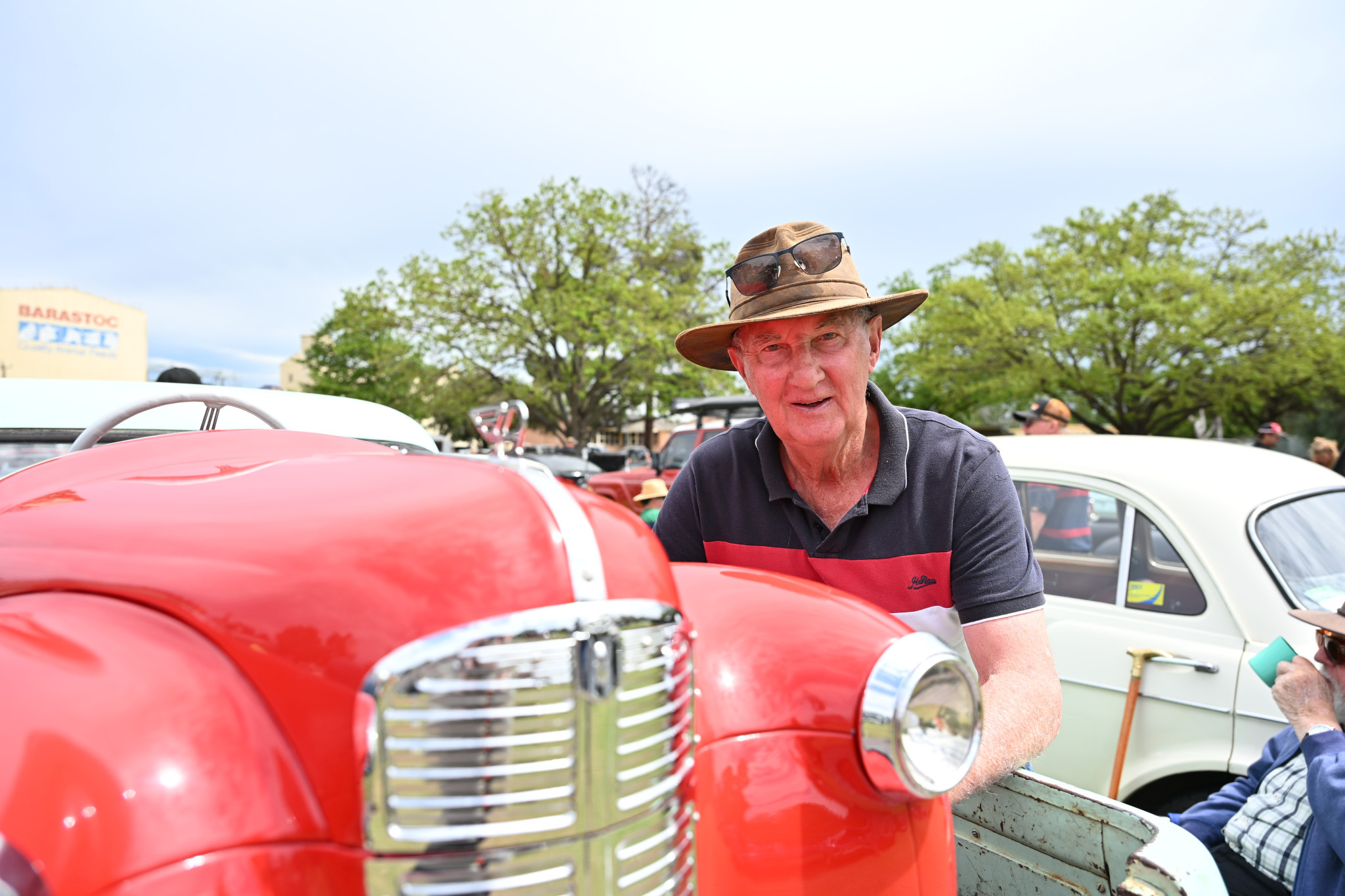 St Arnaud’s Brian Dixon was enjoying all that his hometown St Arnaud Show & Shine had to offer last Sunday morning. NCN PHOTOS