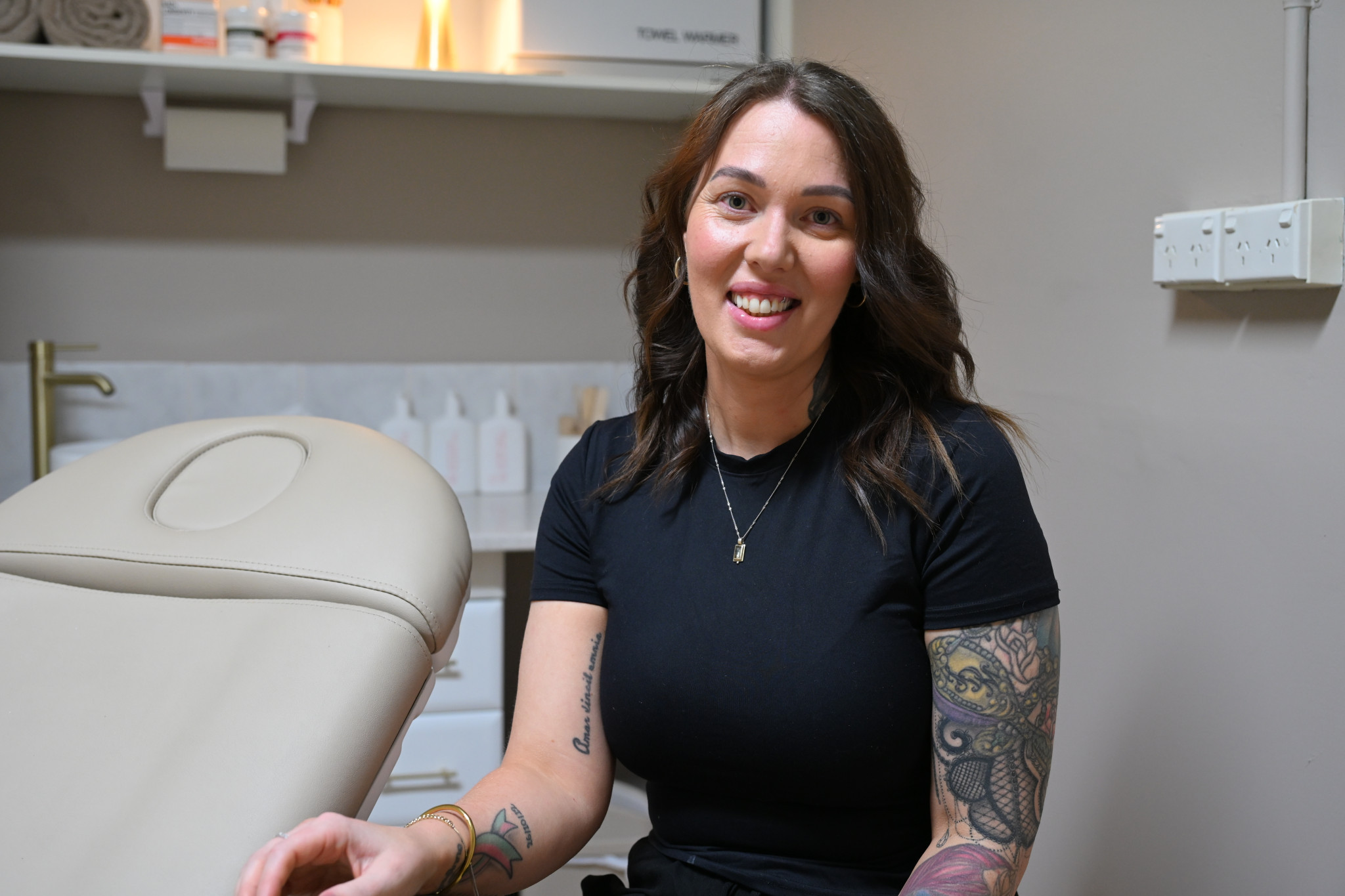 Jena White opened her business last week. NCN PHOTO