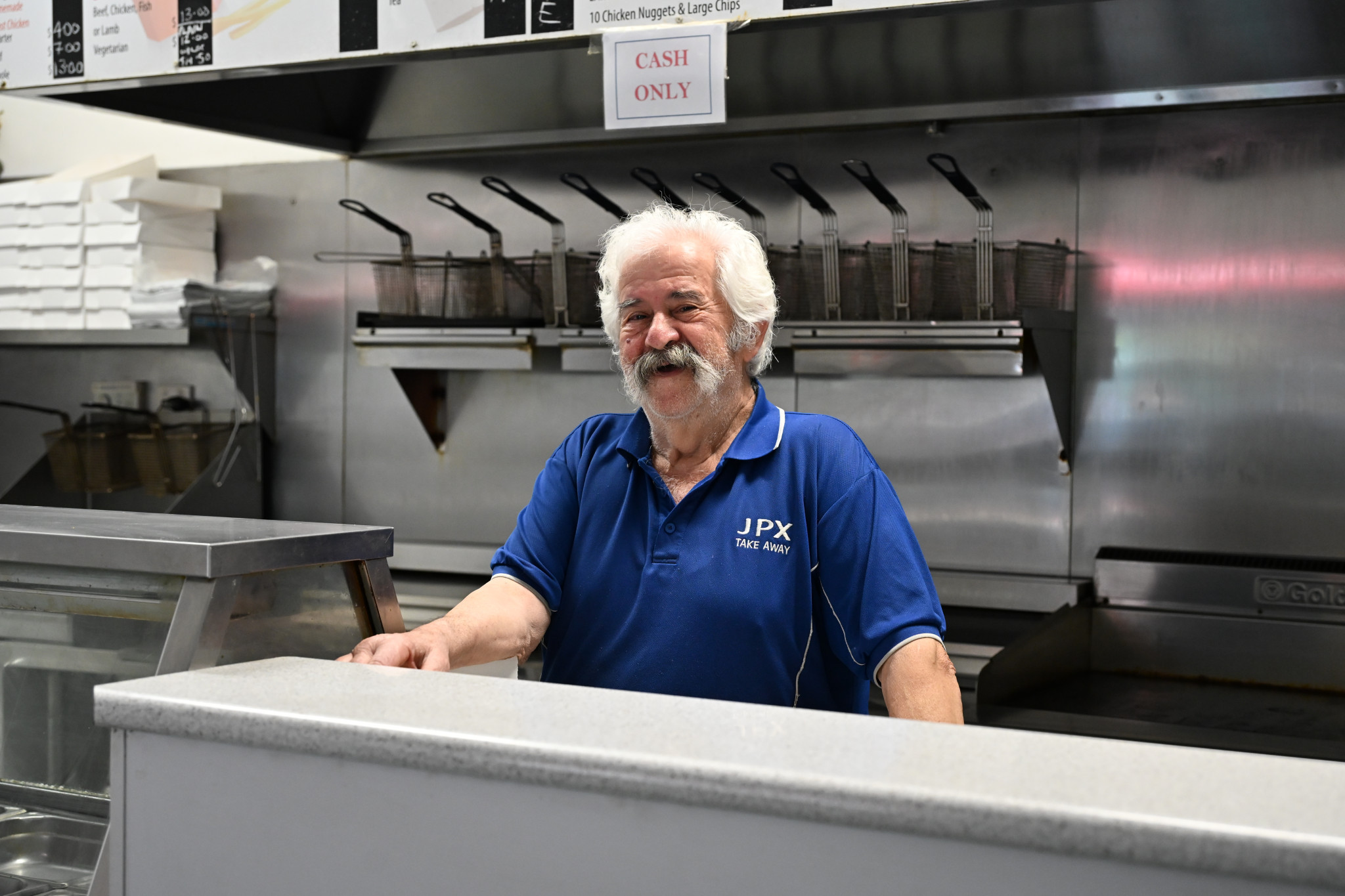 Johnny Xenitellis will finish up at JPX Take Away on Saturday. NCN PHOTO