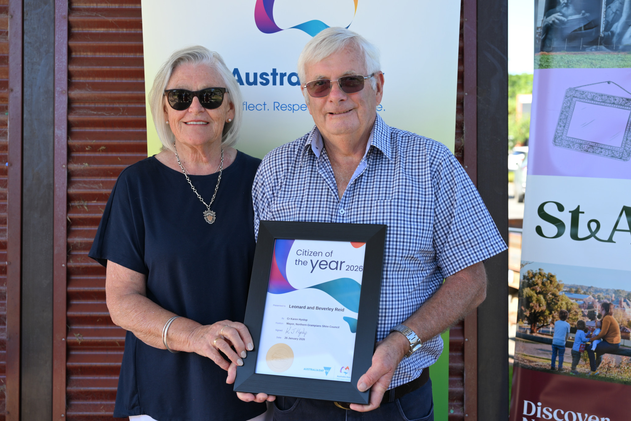 Bev and Len Reid. NCN PHOTO