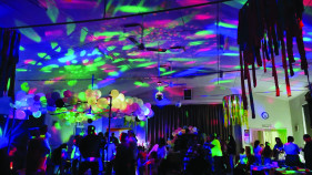 Dancing under the neon lights in Paradise