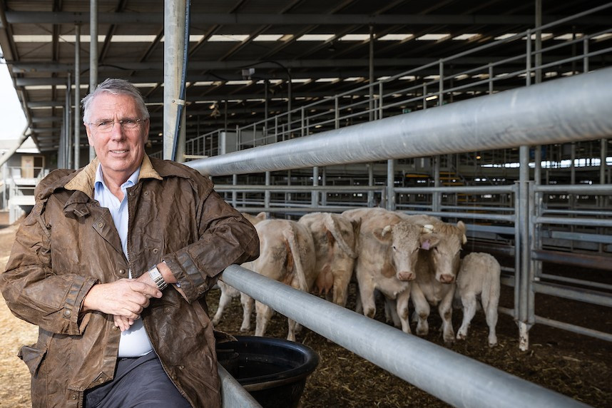 Mr. Peter Walsh, MP pictured at the Saleyards recently.