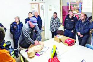 The first business in St. Arnaud to be involved in the Heart Safe Community Program, Casey’s Truck and Tractor Centre, recently held a session.