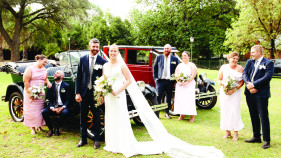 Gardens set the scene for magical wedding