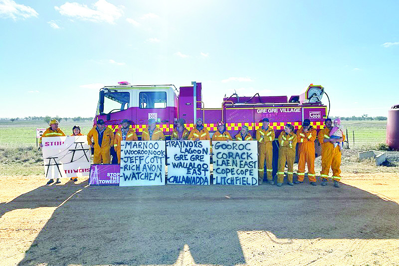 Above: The initiating group of five Brigades met on Monday morning to finalise their list of demands. Placards list many other Brigades showing support. PHOTO: Supplied