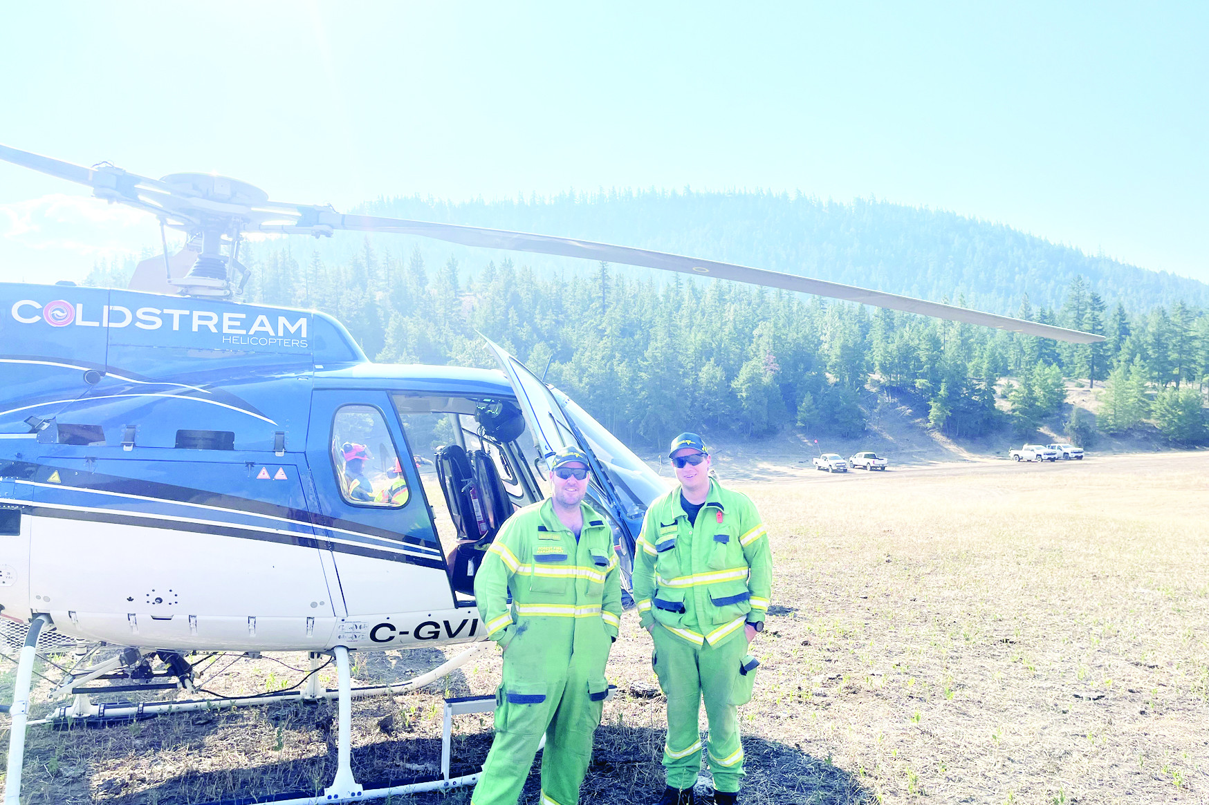 (left to right) Alister Kirk and Dillon Baldock. PHOTO: A. Kirk