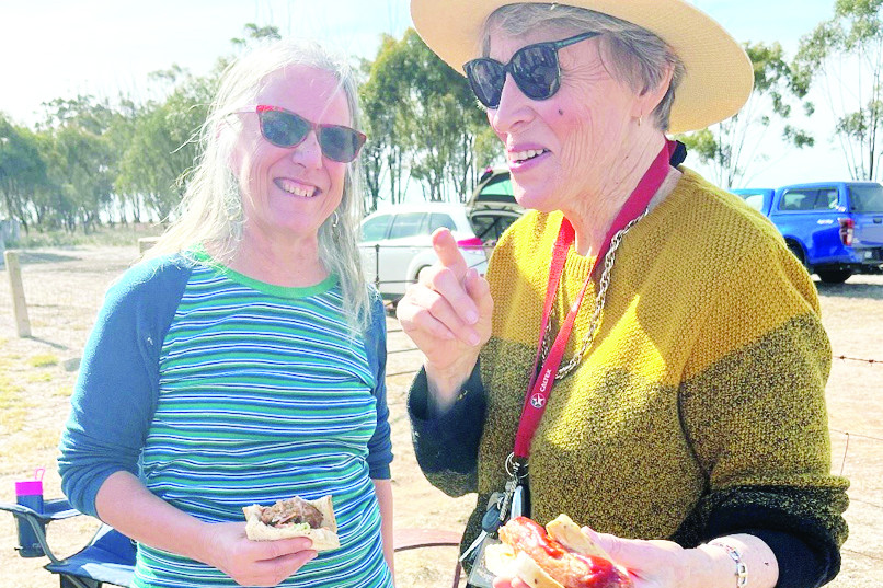 Cr Karen Probst and Anne Walsh PHOTO: C. Campbell