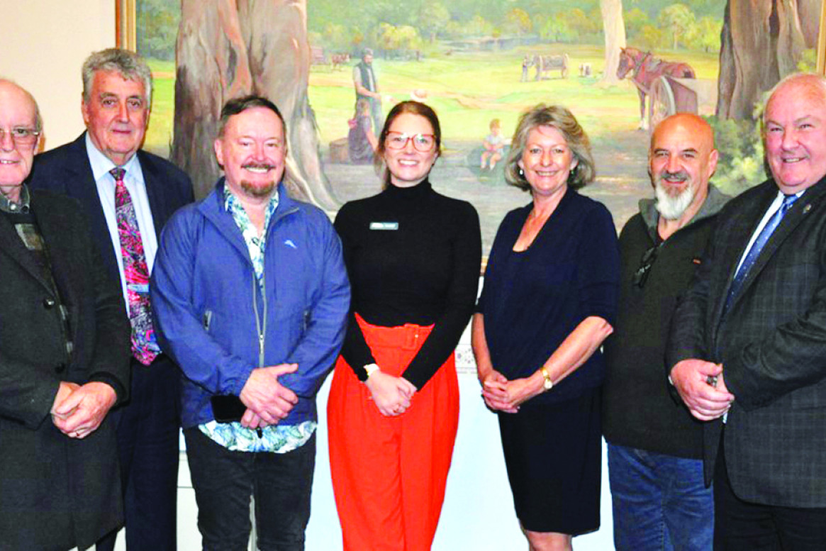Above: Northern Grampians Shire Council. (left to right) Cr Trevor Gready, Cr Murray Emerson, Cr Rob Haswell (Mayor), Cr Lauren Dempsey, Cr Karen Hyslop, Cr Eddy Ostarcevic PhD and Cr Kevin Erwin.