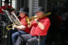 Peter Battersby in the St Arnaud Citizens Band